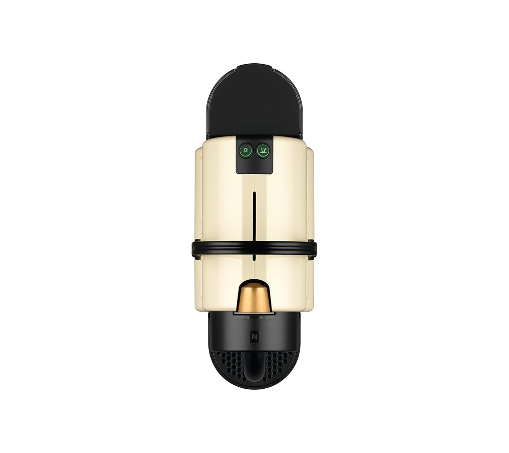 Nespresso Inissia Crème Vanille – Machine à Café 19 Bars + Kit de Bienvenue EN80.CW