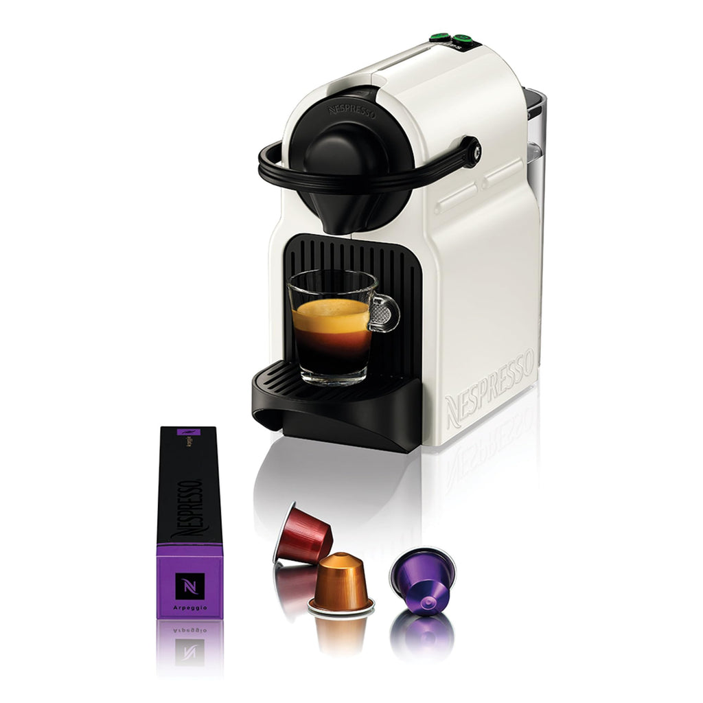 Nespresso Inissia Blanche – Machine à Café Expresso Compacte 19 Bars XN100110