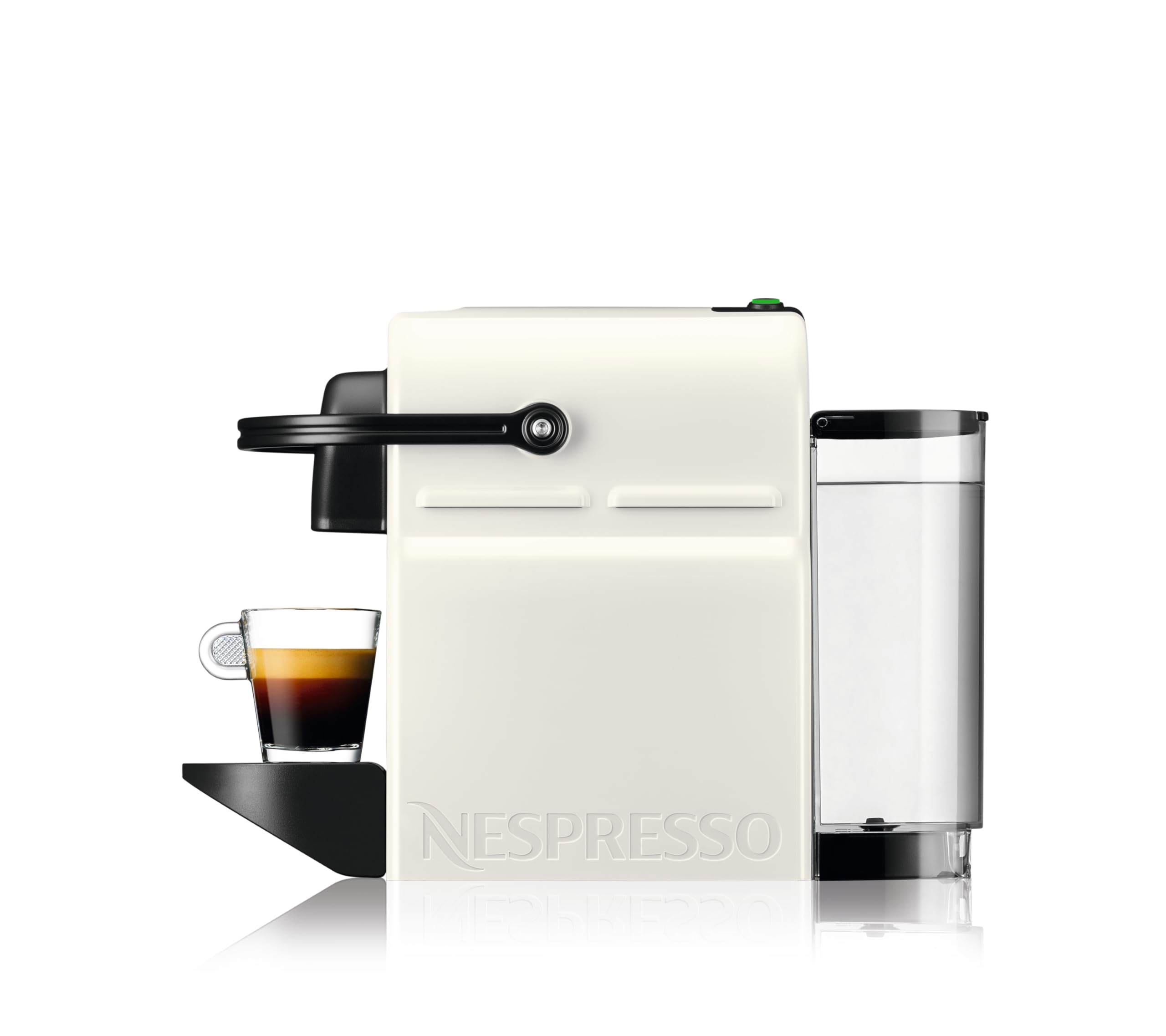 Nespresso Inissia Blanche – Machine à Café 19 Bars + Kit de Bienvenue YY1530FD