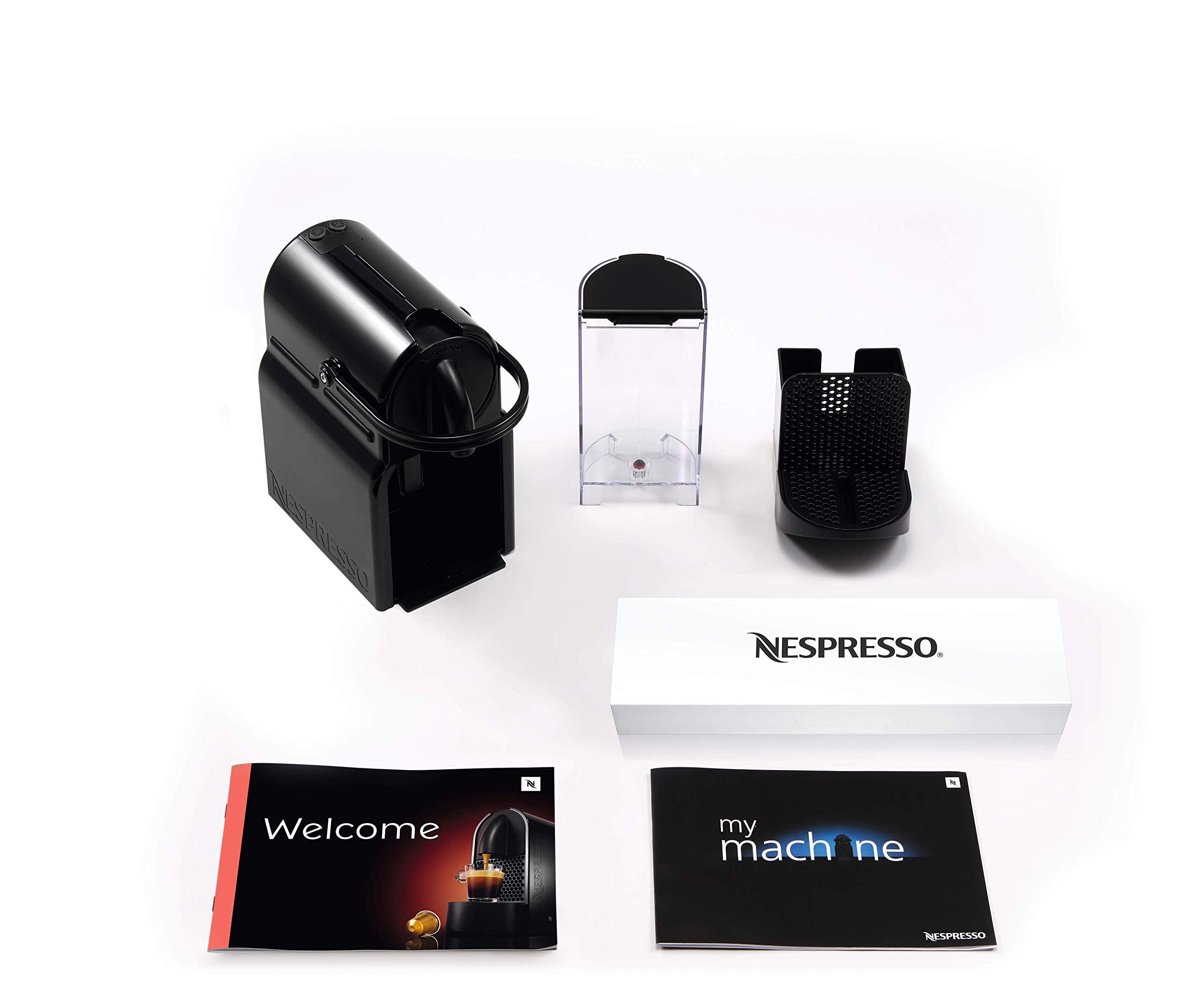Nespresso Inissia & Aeroccino – Pack Machine à Café Capsules + Mousseur à Lait